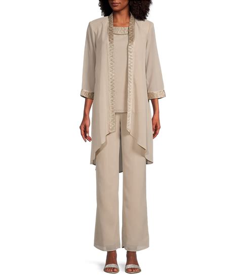 3PC Chiffon <b>Mother</b> <b>of</b> <b>The</b> <b>Bride</b> <b>Pants</b> <b>Suits</b> Women's Outfits for Wedding Evening Gown Plus Size Outfit Casual Wear. . Jcpenney mother of the bride pant suits